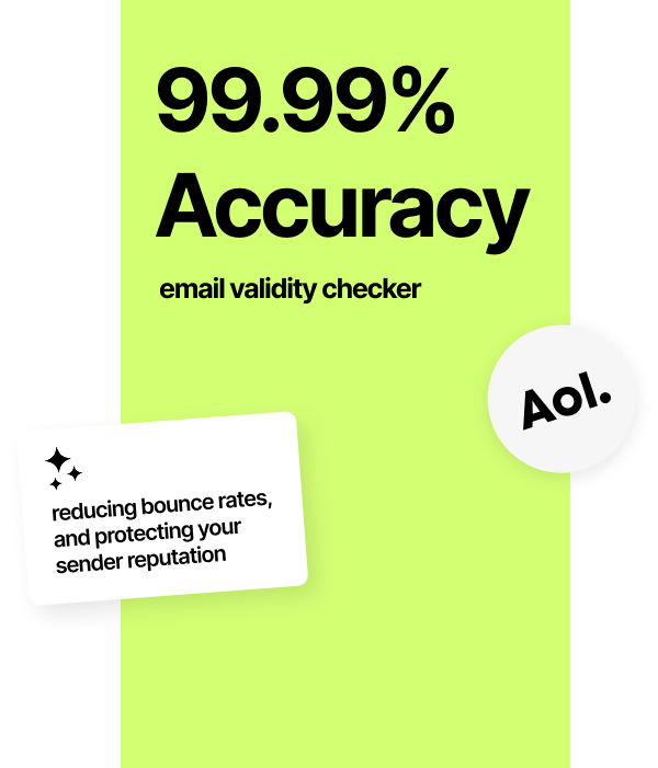 Aol email validation